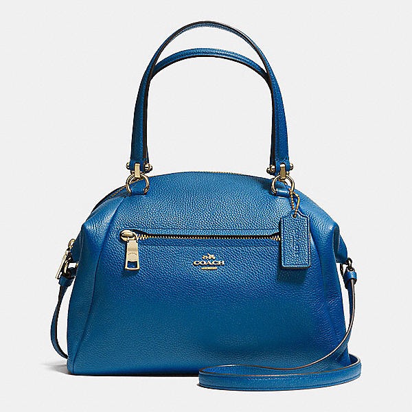 Modern Style Coach Prairie Satchel In Pebble Leather  Modern Style Coach Prairie Satchel In Pebble Leather